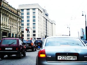 Autos in Moskau
